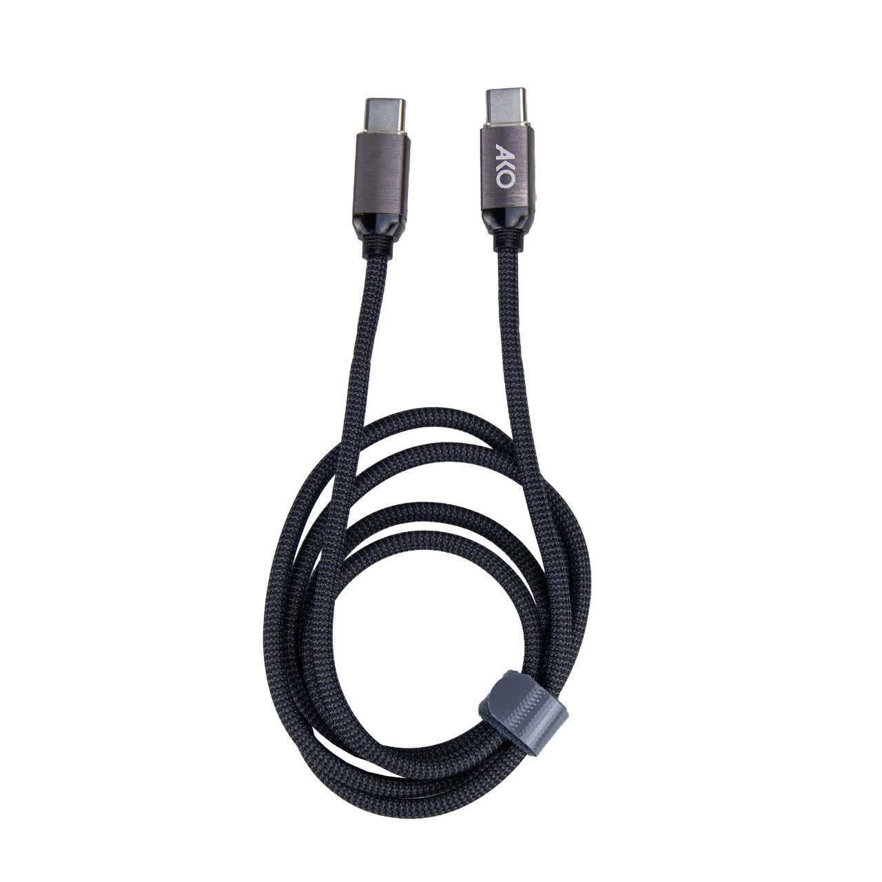  کابل تبدیل USB-C به USB-C آکو مدل AC-65 با طول 100 سانتی متر 60وات 