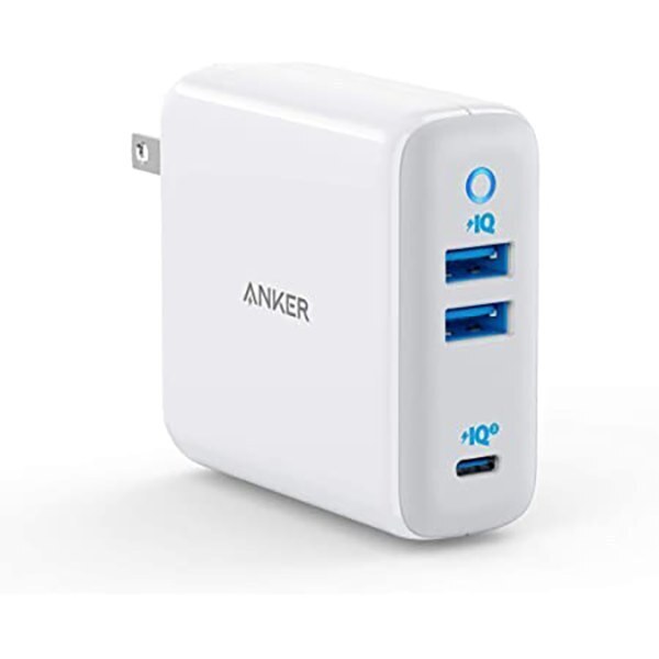  شارژر دیواری PD و فست سه پورت ANKER مدل POWERPORT III A2033 با توان 65W و تکنولوژی IQ3 