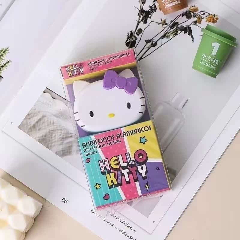  هندزفری سیمی گجبی طرح Kitty مدل KT001 
